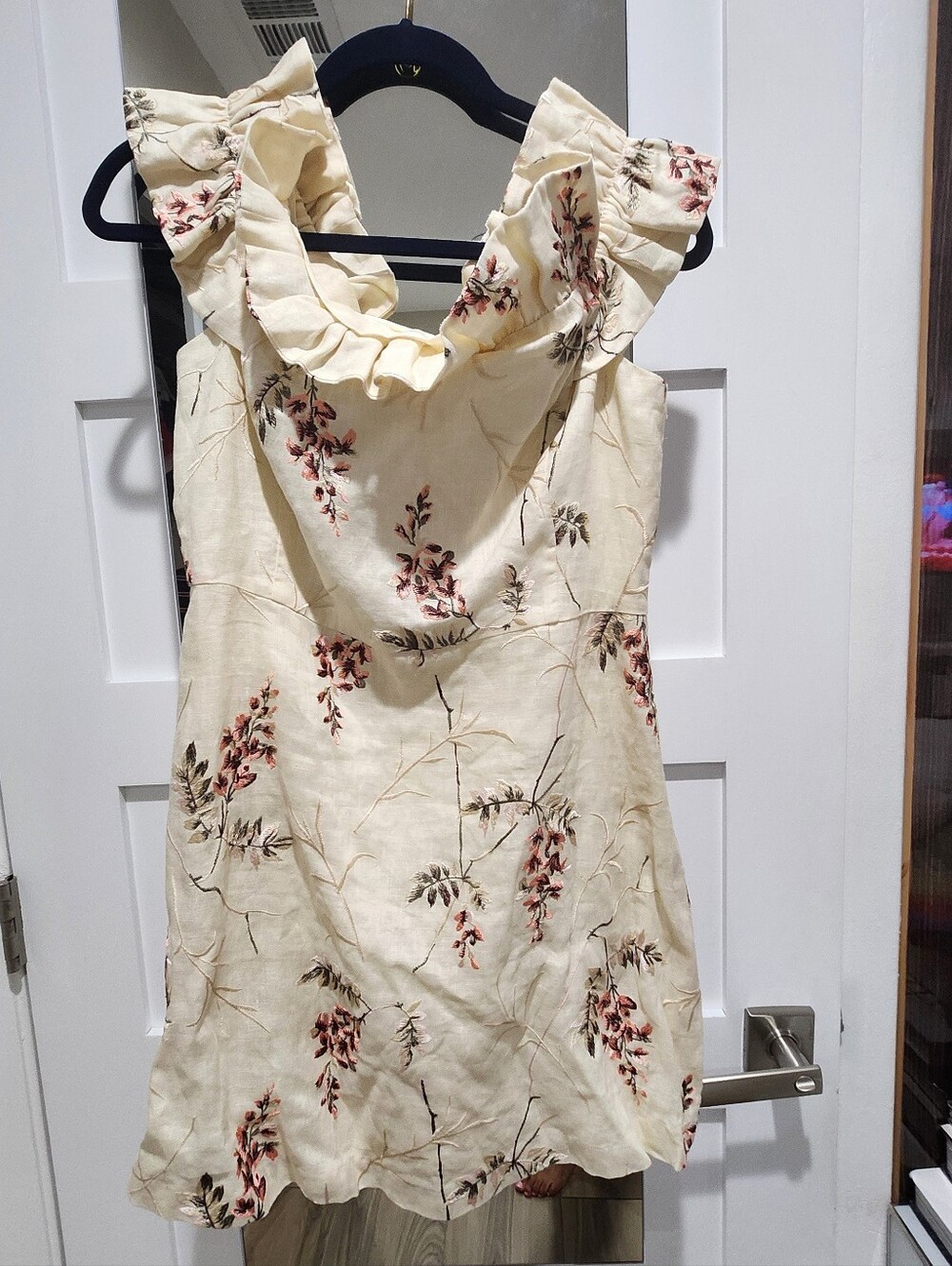 Rebecca Taylor Off The Shoulder Flower Mini Dress Summer Dress Floral